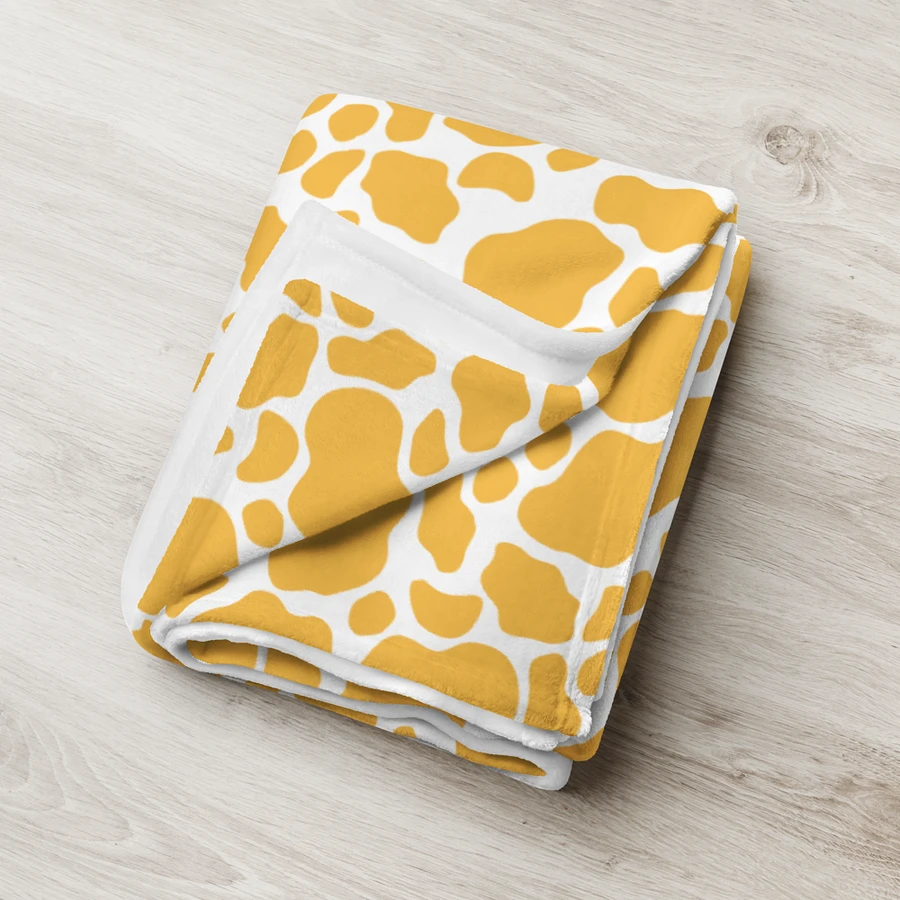 Cow Skin Blanket - Yellow & White product image (12)
