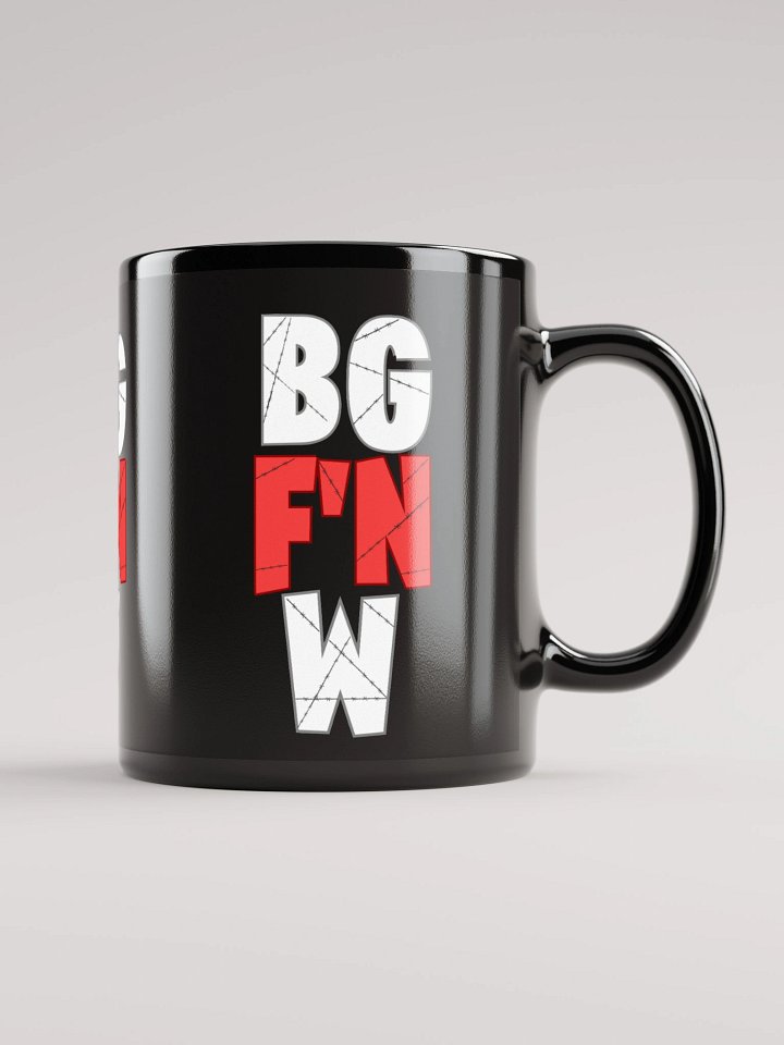 Red FN Black Glossy Mug product image (1)
