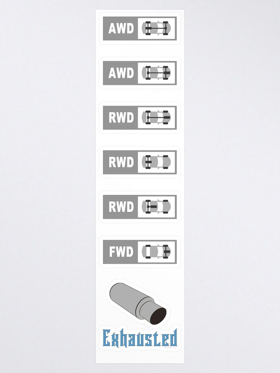 Drivetrain sticker set product image (3)