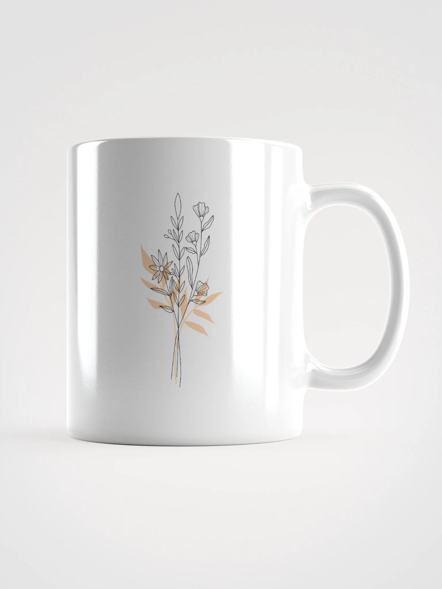 Simple Floral Illustration Mug product image (1)