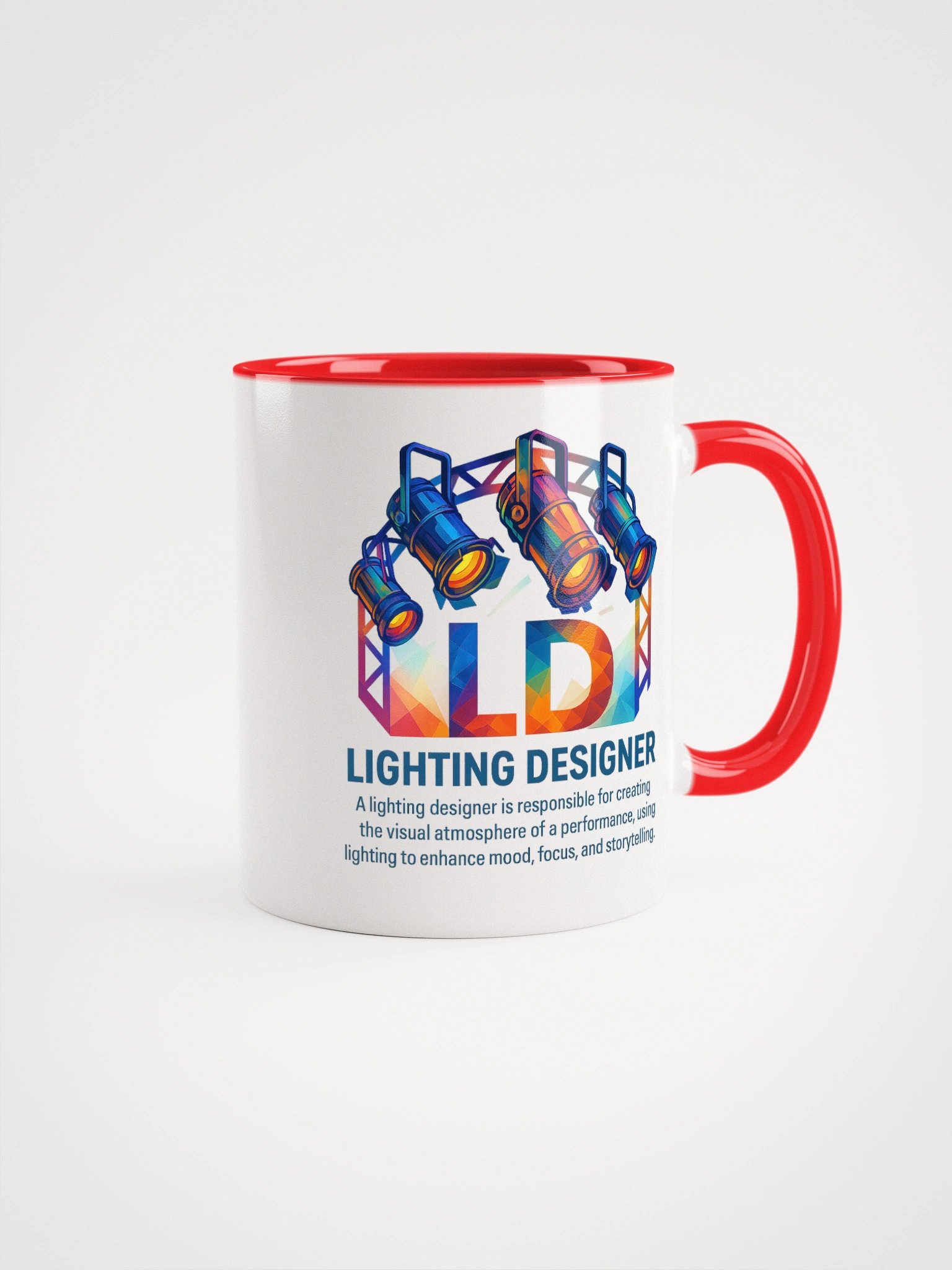 Theatrically Jerry: "LD(Light Designer) Prismatic Series" Ceramic Mug product image (5)