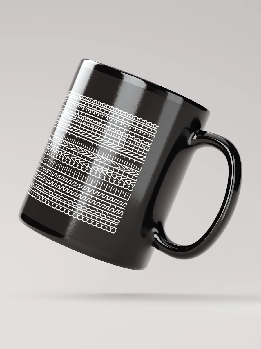 Mug Noir Codé Zen Blanc - Choisis le Calme Intérieur - Cadeau élégant product image (2)