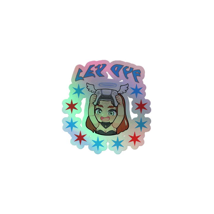 Extra Life Year 10! Holographic Sticker (4-Inch) product image (1)