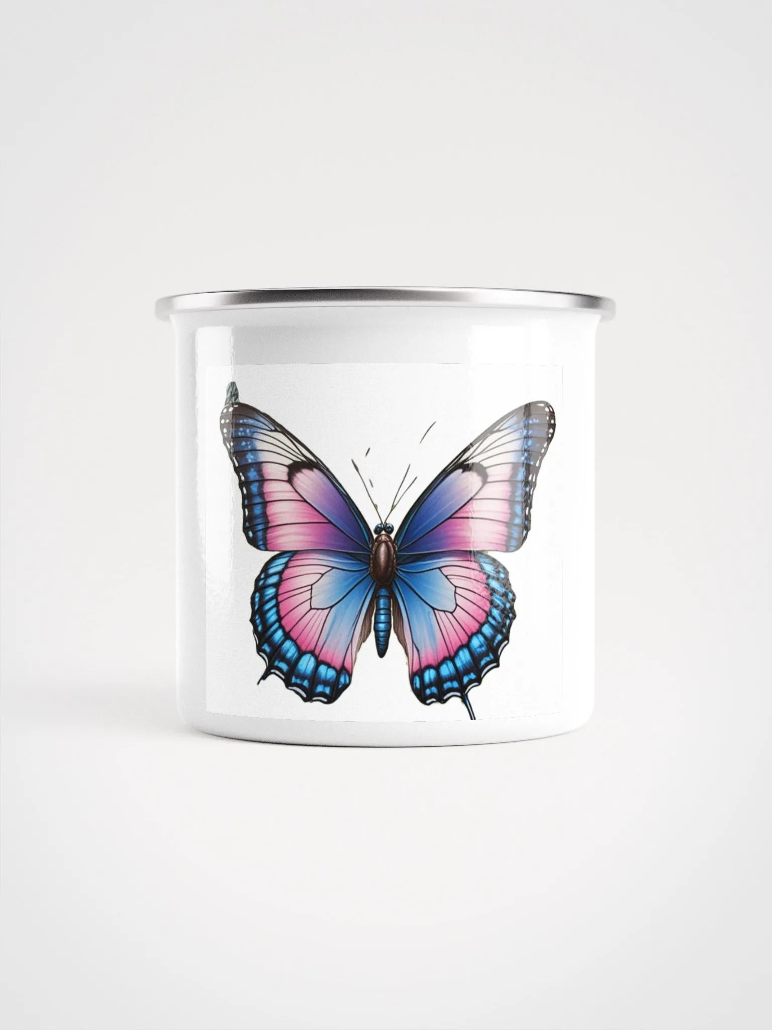 Vibrant Wings Enamel Mug product image (2)