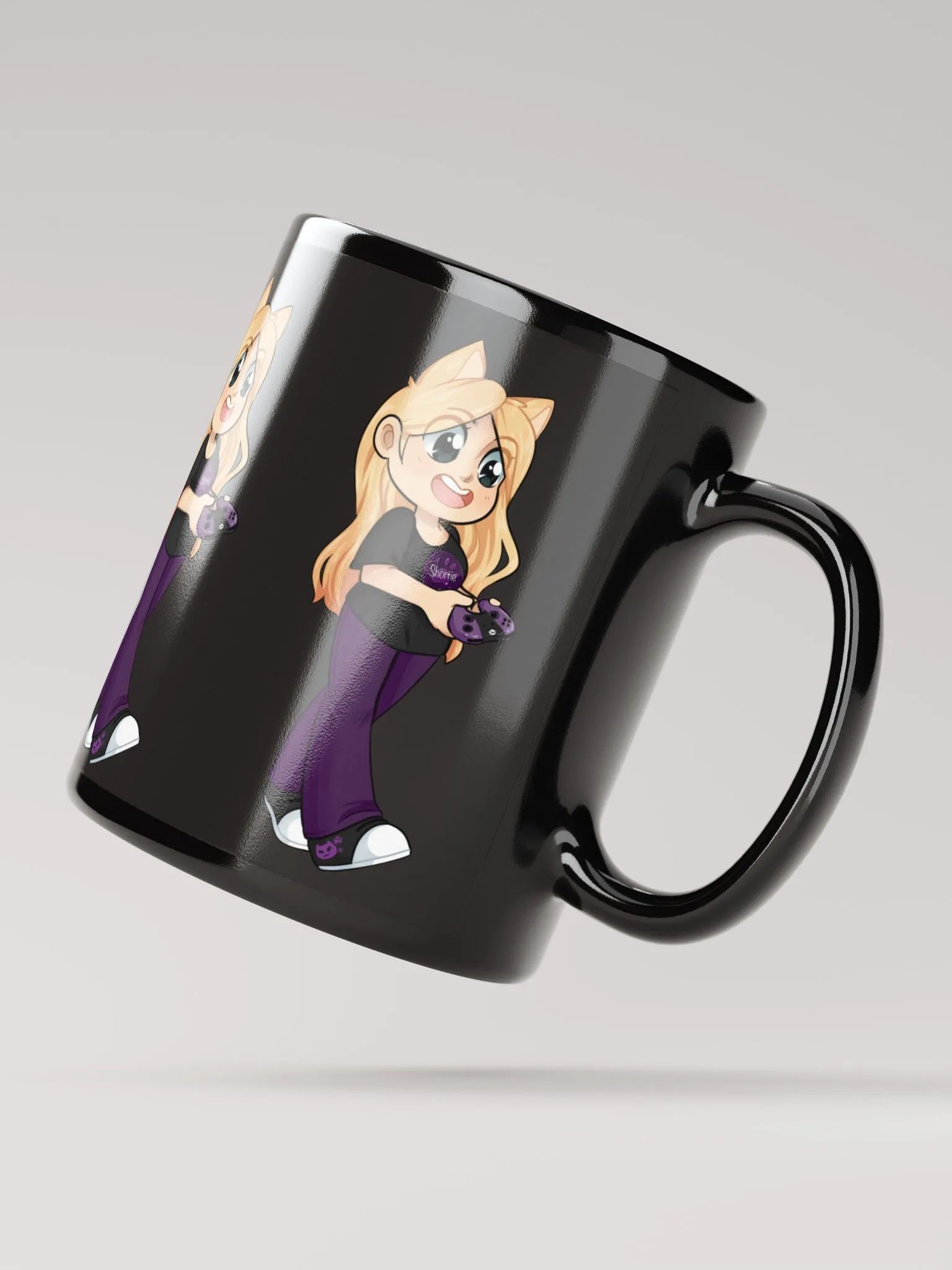 ShortieGamez Mug (Black) product image (4)