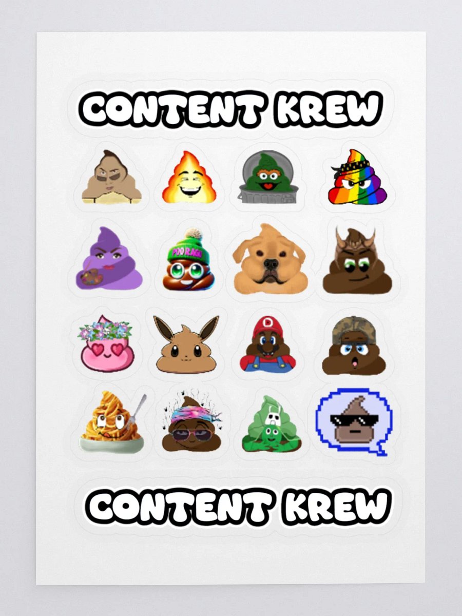 Content Krew Sticker Set product image (3)