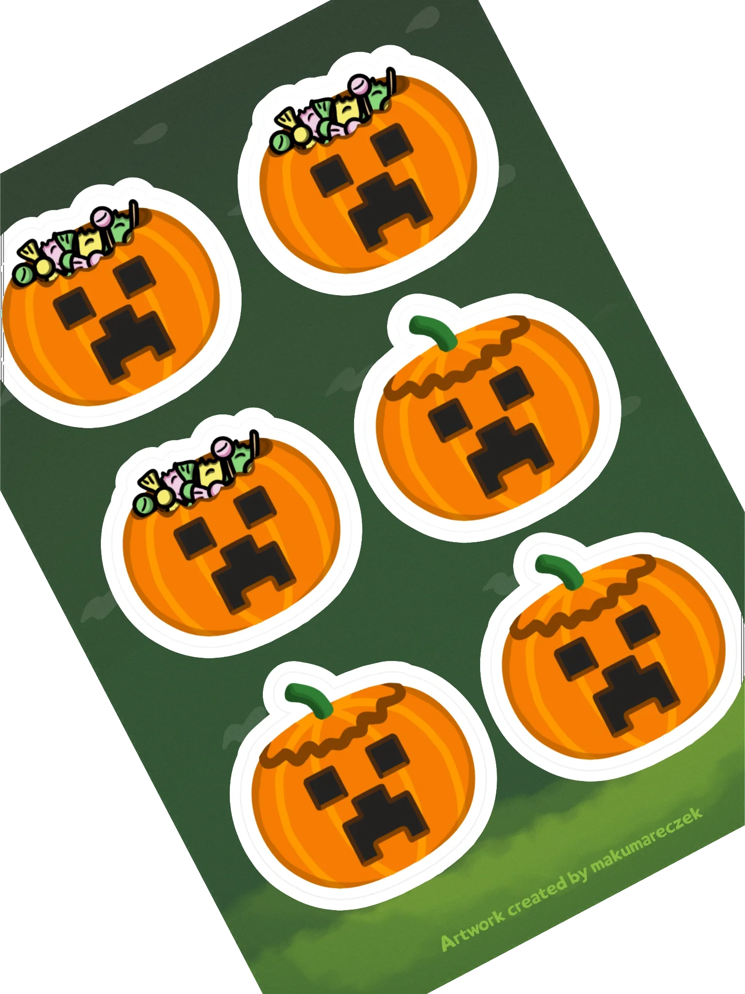 Spooky Creeper - Kiss Cut Sticker Sheet product image (2)