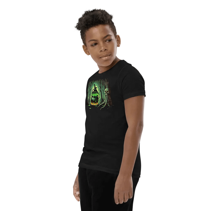Cauldron Monster Stirring Witch's Brew Youth T-Shirt product image (9)