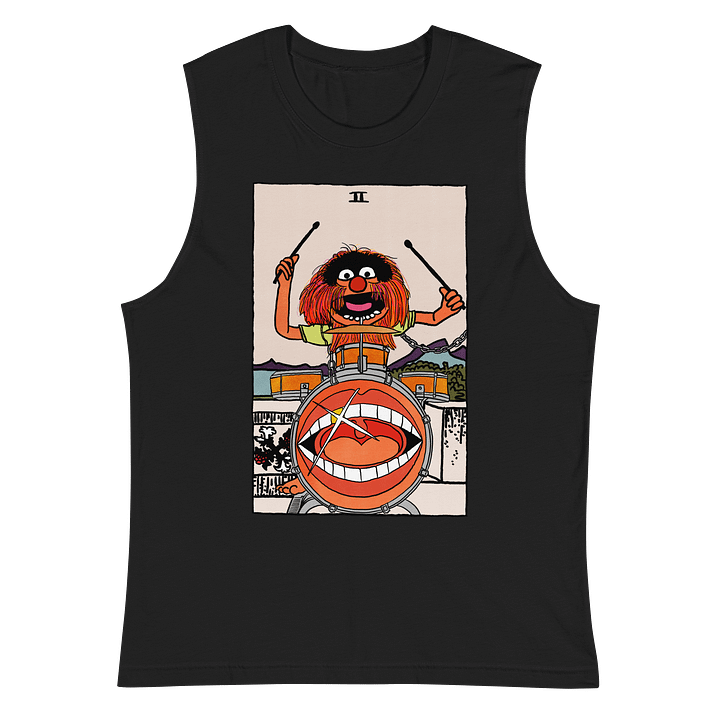 Animal Two of Wands Tarot Card Tank product image (2)