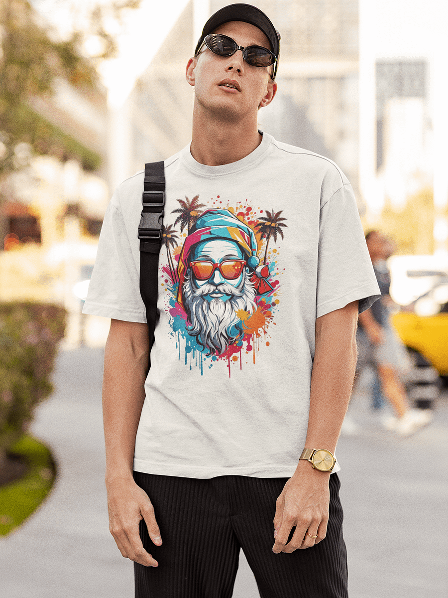 "Santa's Summer Vibes" Oversized Tee product image (21)