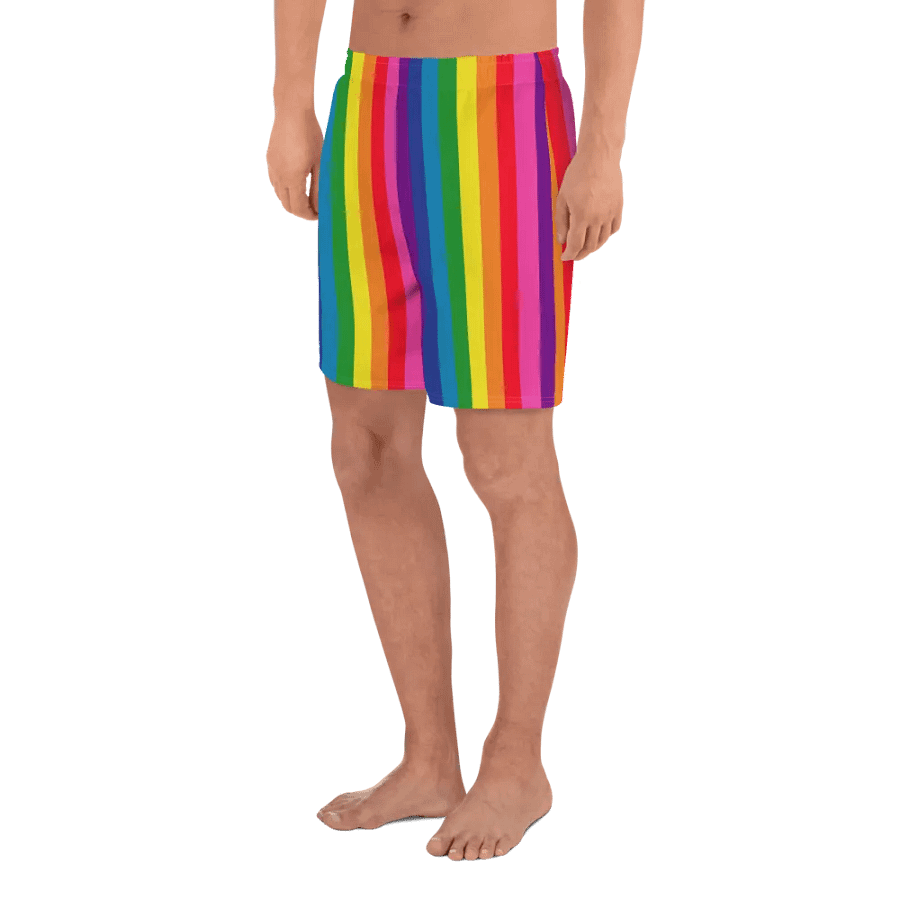 1978 Rainbow Pride Flag = 8-Color - All-Over Print Shorts product image (6)
