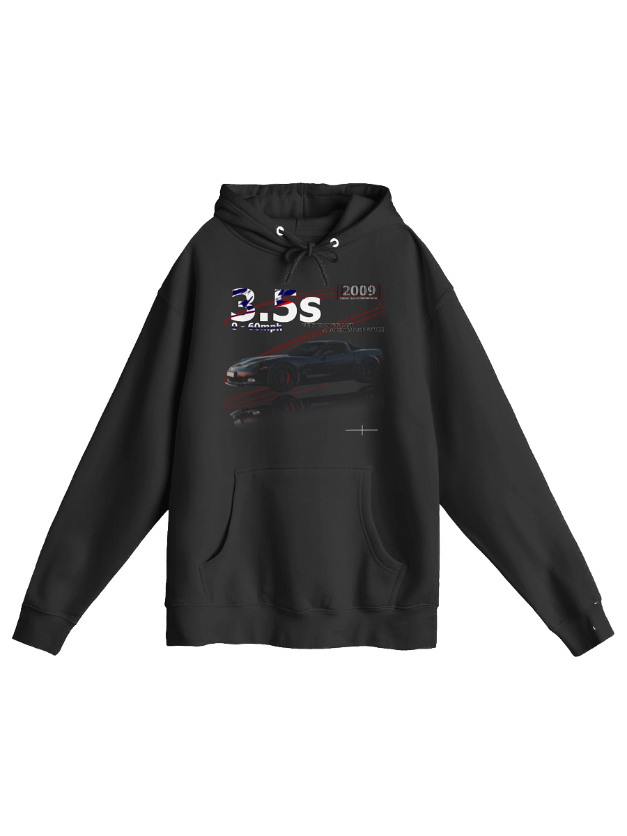 2009 Barcode - 3.5s 0 - 60 - Black Car | Hoodie product image (1)