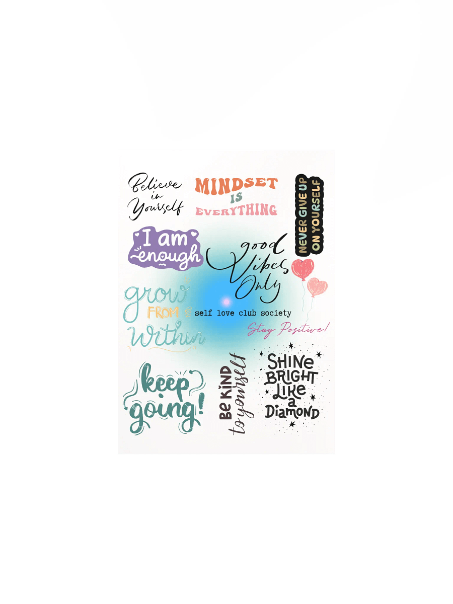 Motivational Poster – Embrace Positivity and Inspiration - 5x7 product image (1)