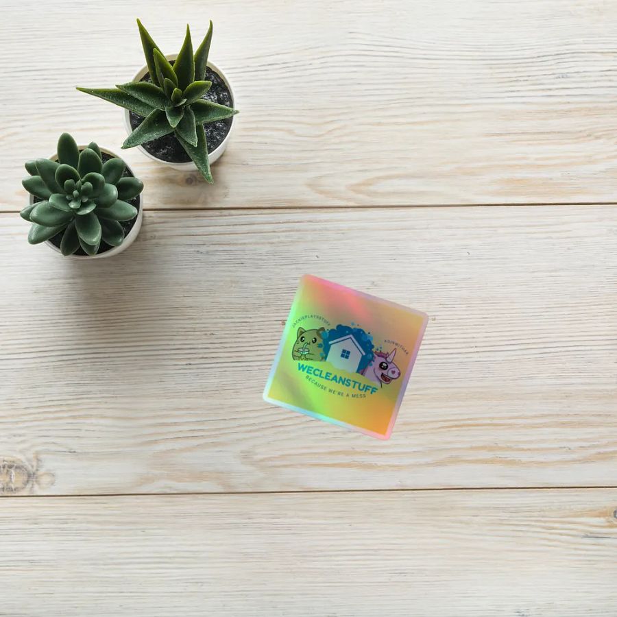 WECLEANSTUFF Holographic Sticker product image (10)