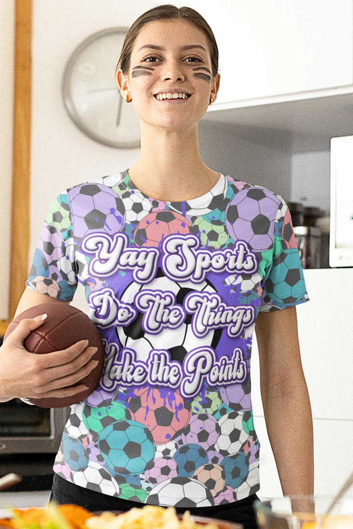 Yay Sports Soccer Football All Over Print T-shirt product image (1)