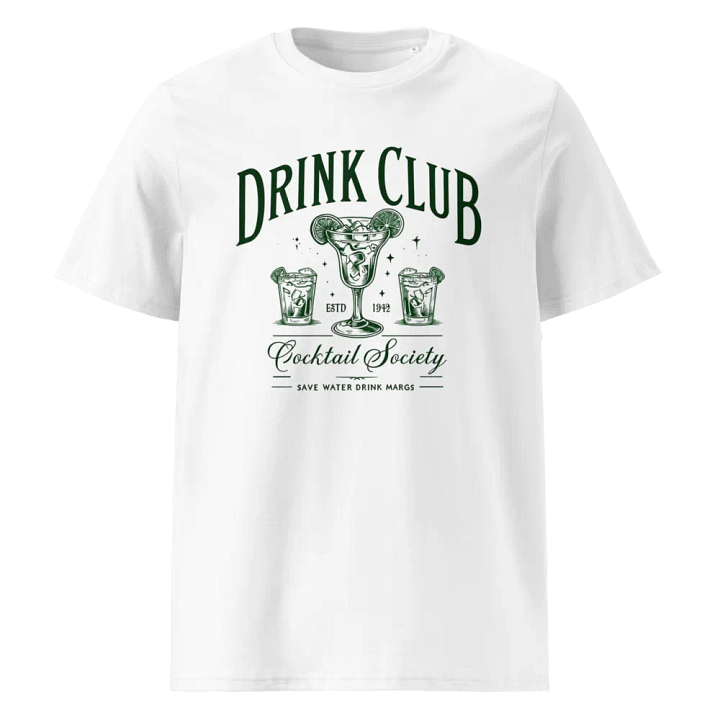 Cocktail Society Emblem Organic T-Shirt product image (1)