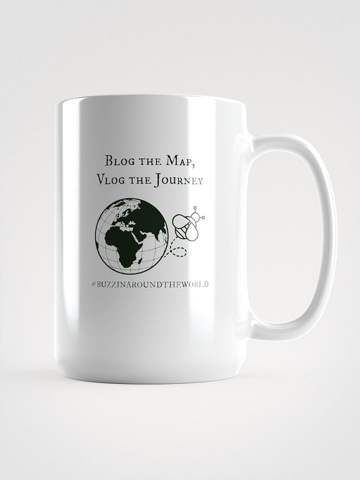 Blog The Map, Vlog The Journey Glossy Mug product image (1)