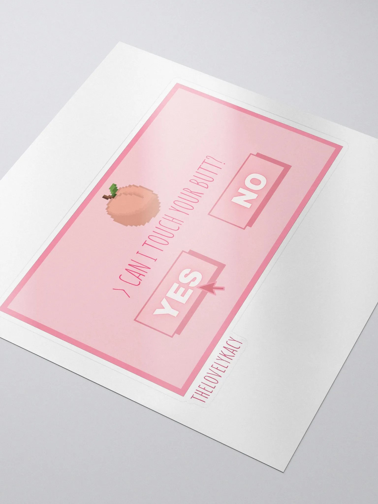 What's Up Peach? Sticker product image (3)