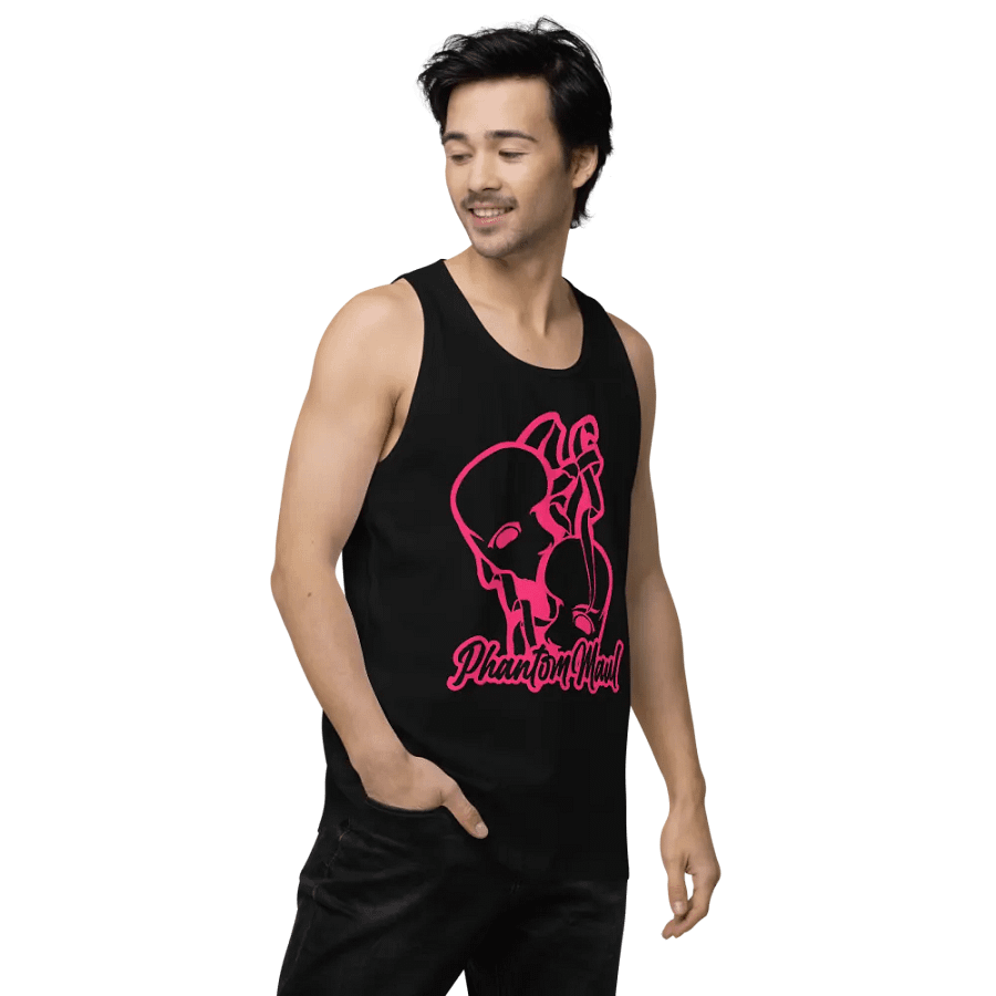 Hot Pink Big logo Men's Tank Top product image (17)