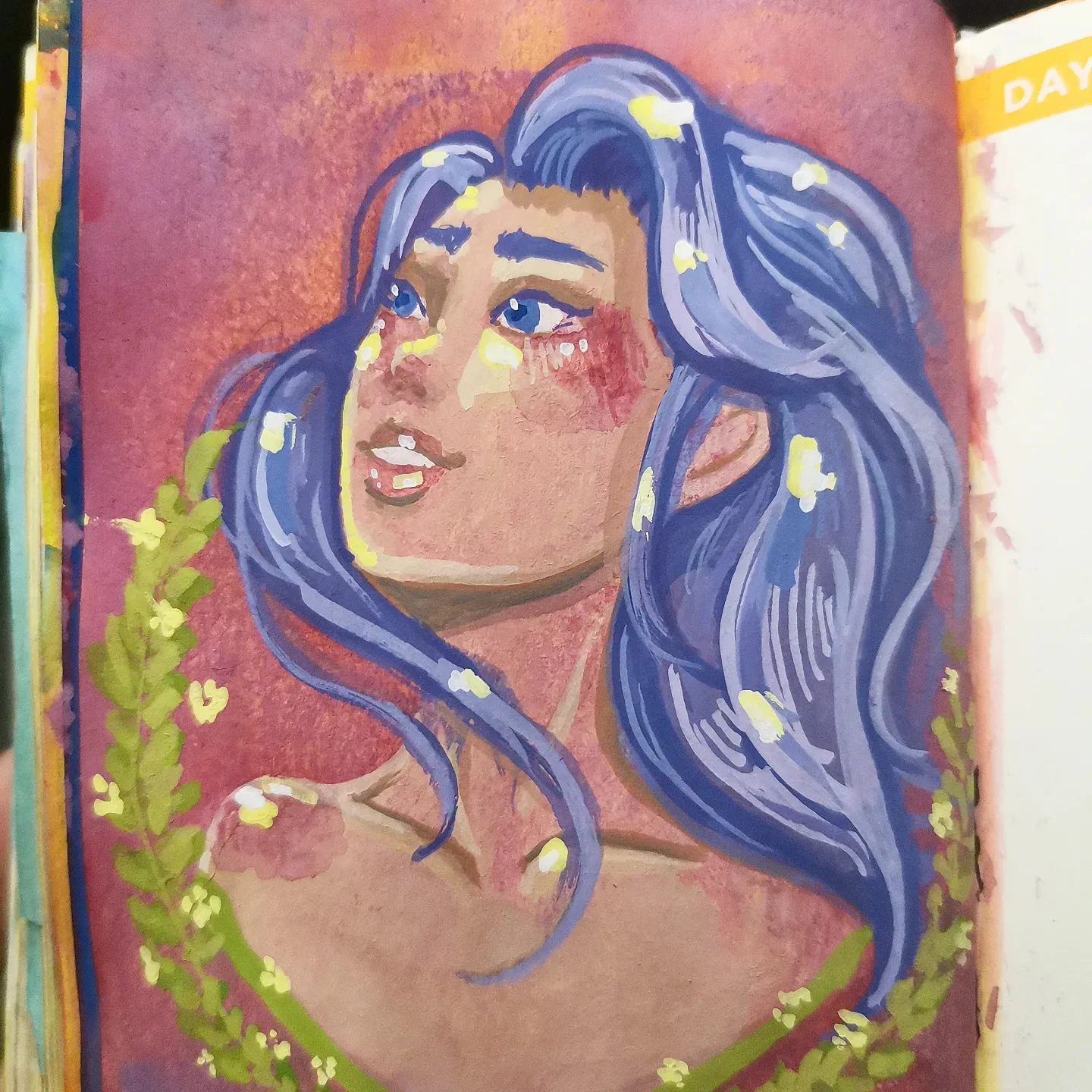 Hehe Im proud of this one (۶்ิ▿்ิ)۶่่
#gouache #traditionalart