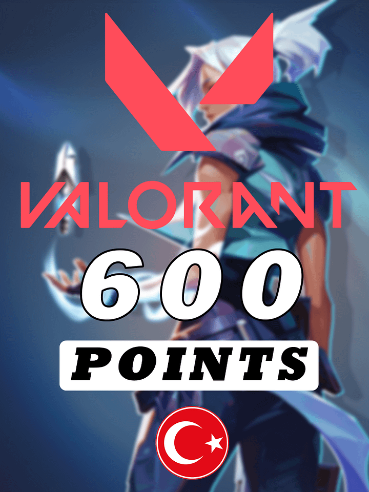 VALORANT Gift Card - 600 Valorant Points Riot Games Key - TURKEY product image (1)