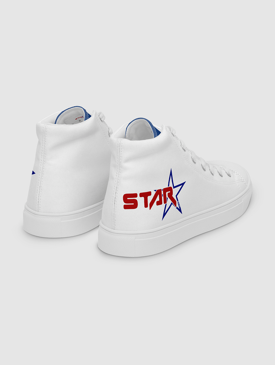 [star011merch] Women’s high top canvas shoes product image (4)
