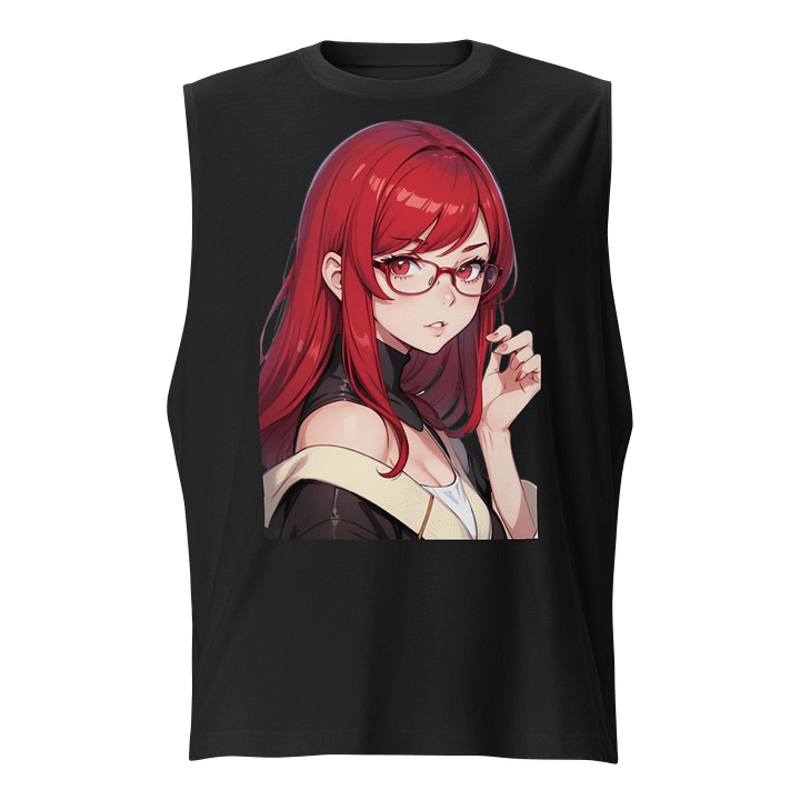 (Red WAIFU) K Muscle Shirt product image (1)
