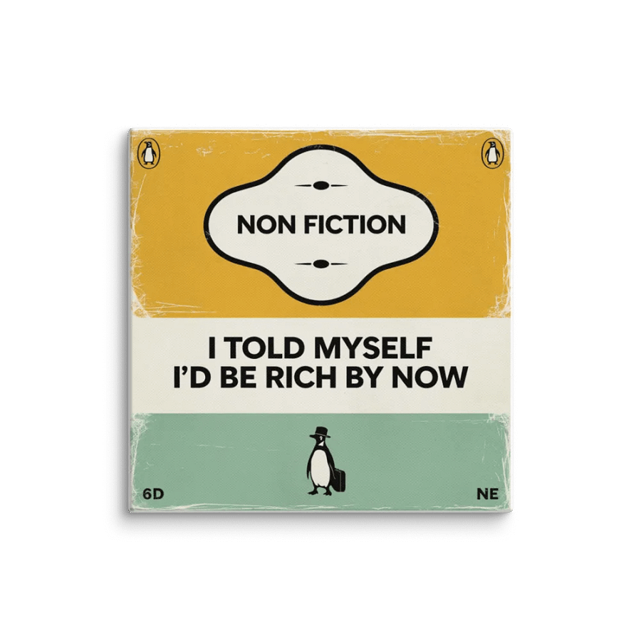 Non Fiction Penguin Canvas Print product image (2)
