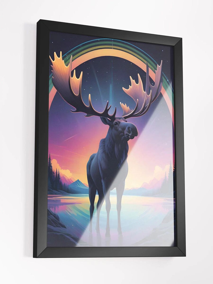 Moose Sunset Framed Poster product image (4)