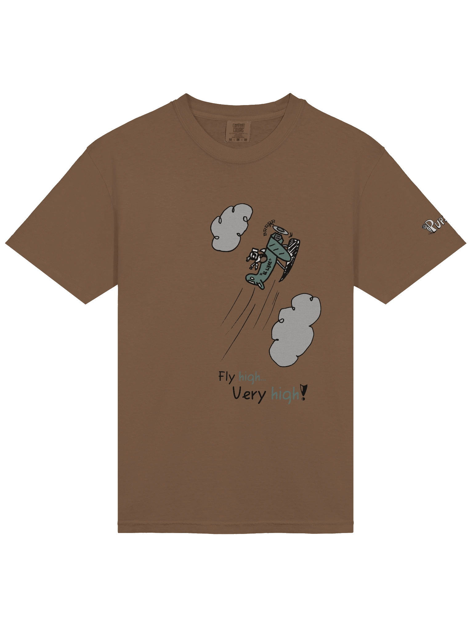 'Fly High' Pupsies! Heavyweight T-Shirt product image (3)
