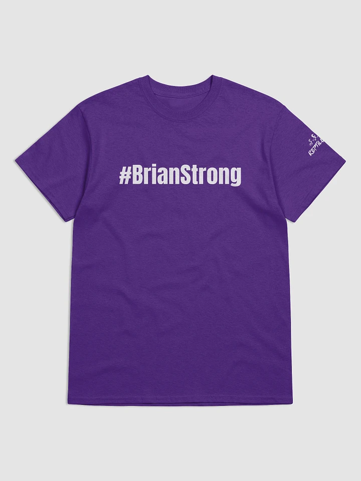 #BrianStrong On Front Edition - Purple For Pancreatic Cancer - Reptile Army Tee product image (1)