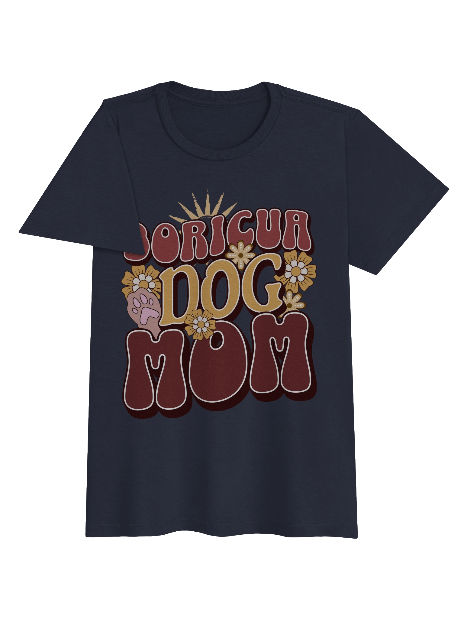 Boricua Dog Mom T-Shirt Mujer product image (2)