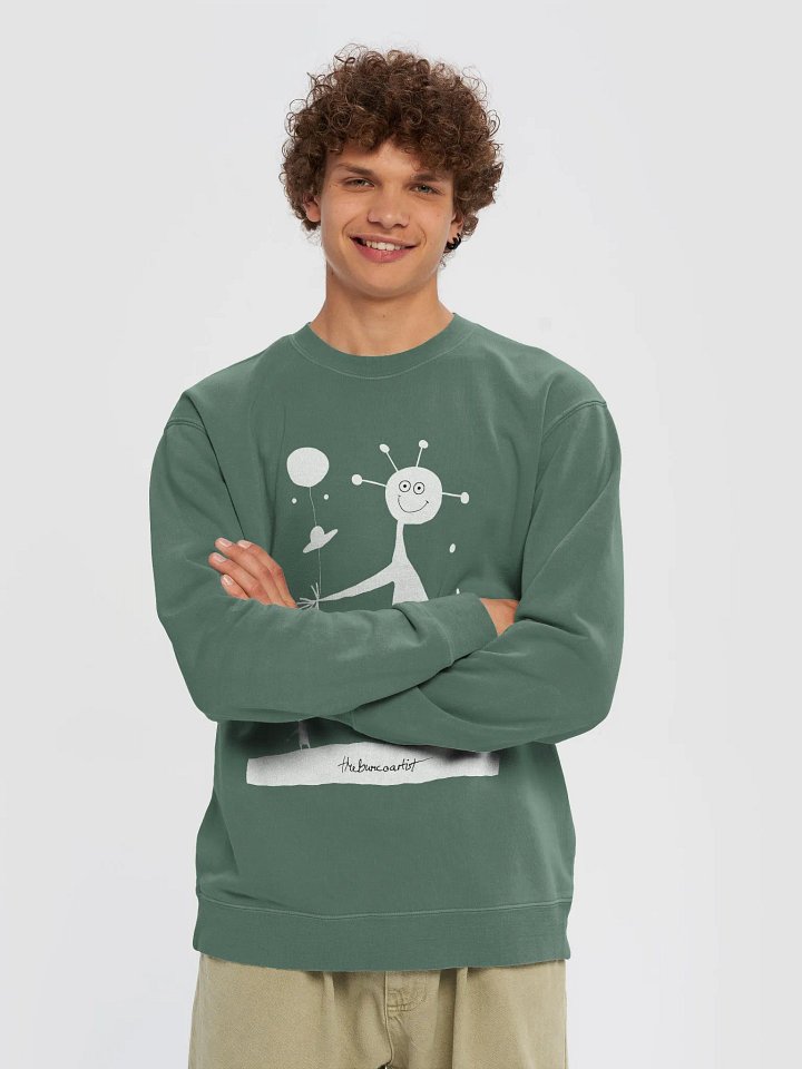 Independent Trading Co. Unisex Midweight Pigment Dyed Sweatshirt product image (2)