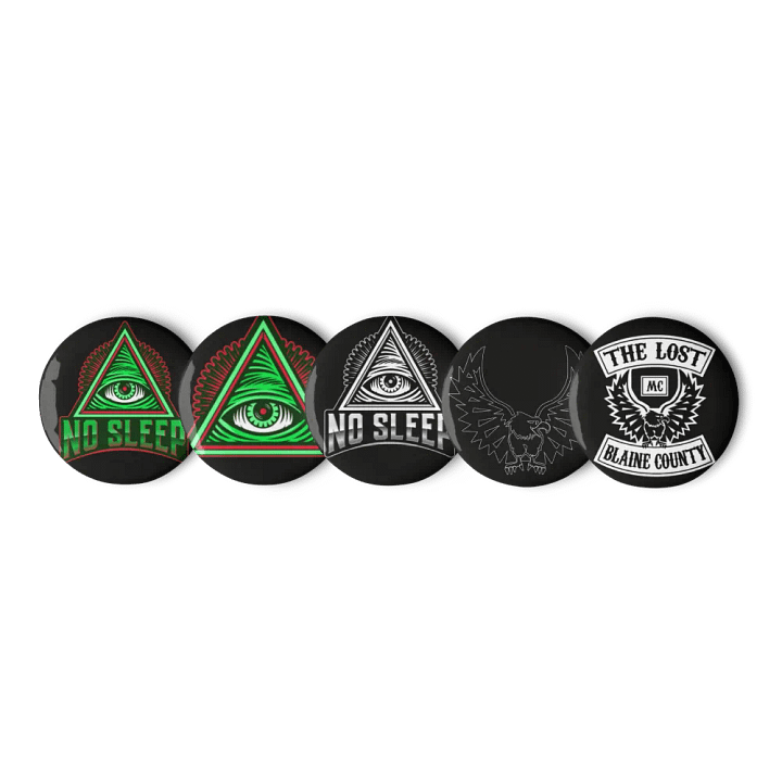 NOSLEEPRP Buttons/Pins (THELOSTMC Variant) product image (1)