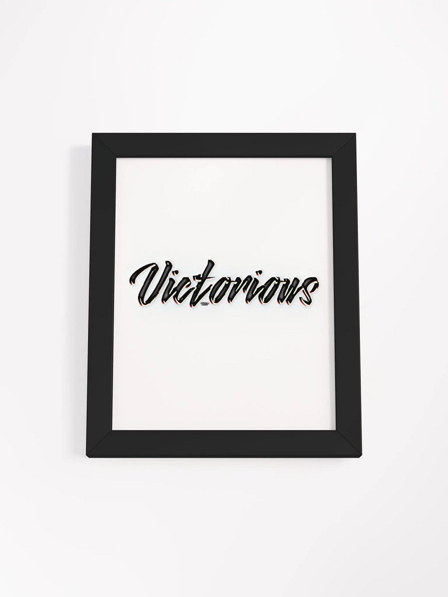 Victorious - Framed - High-Quality Matte Poster product image (1)
