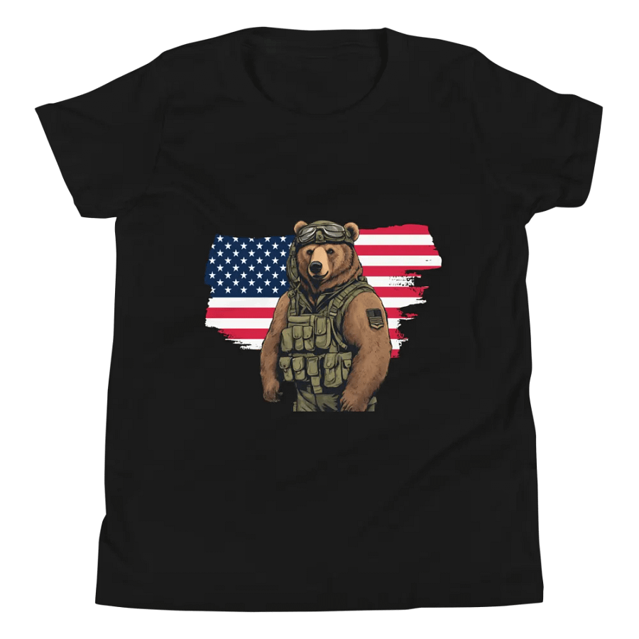 Patriotic Bear Youth T-Shirt product image (4)