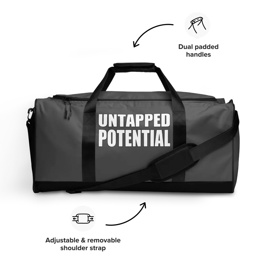 Untapped Potential Gray Duffle Bag product image (9)
