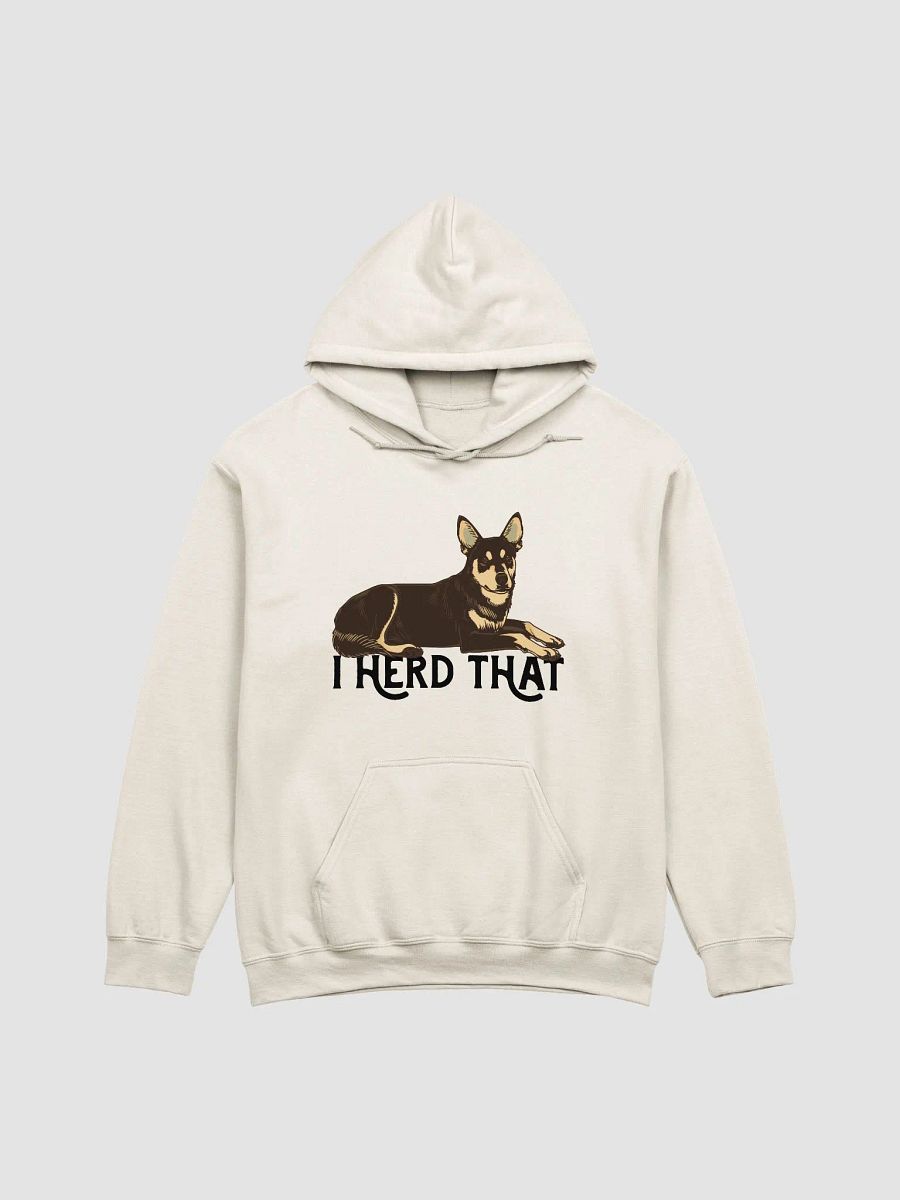 I Herd That Hooded Sweatshirt | Funny Australian Kelpie (Brown) Hoodie for Herding Dog Owners product image (18)