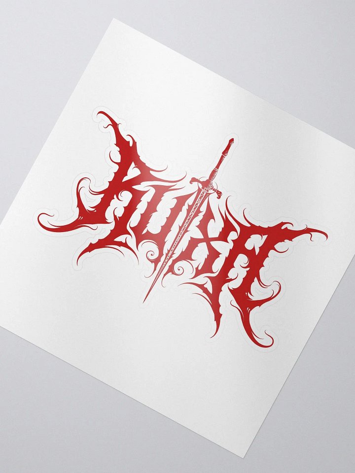 Ruxa Red Logo Sticker product image (2)