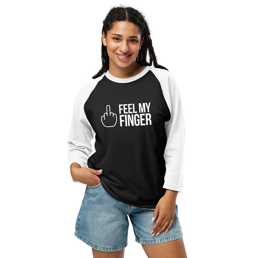 Feel My Finger - Baseball Shirt product image (7)