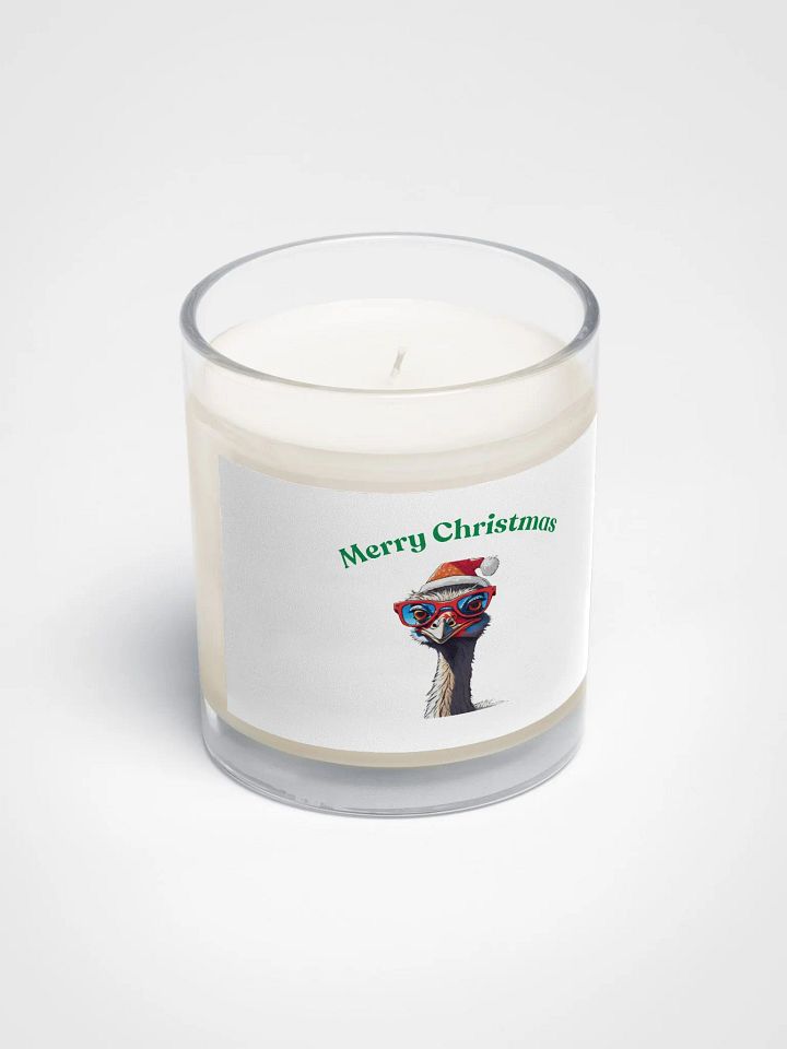 Emu Claus Soy Wax Candle - Green product image (2)