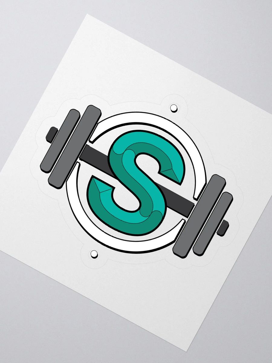 Dumbbell Logo Sticker product image (2)