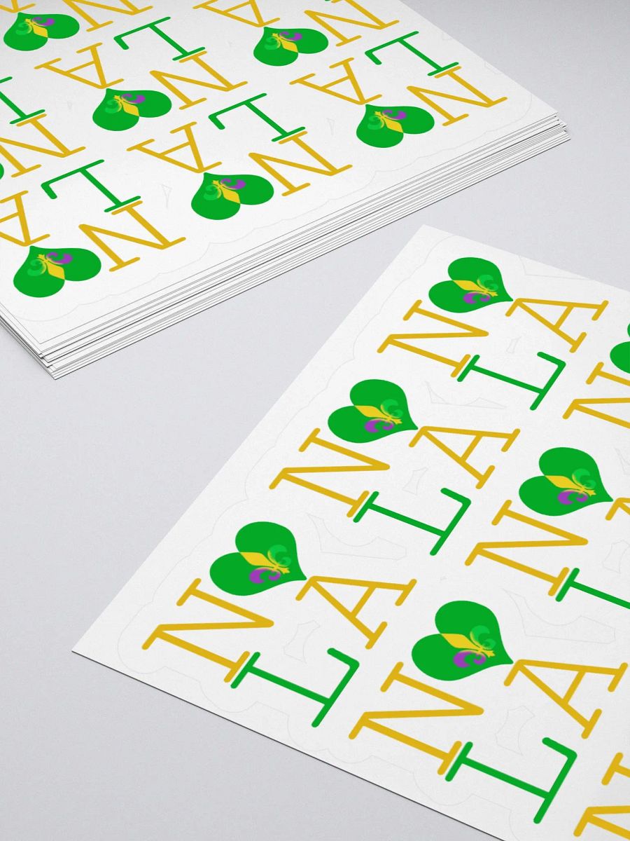 I LOVE NOLA **LEGACY STICKER** (MARDI GRAS 2) product image (4)