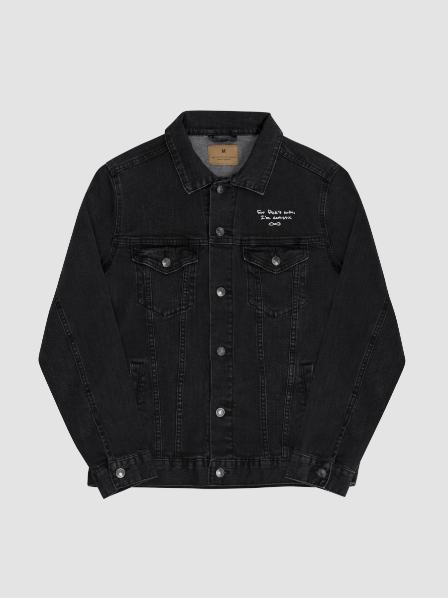 FFS, I'm autistic. Denim Jacket product image (1)