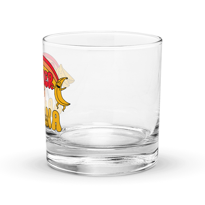 Summer of Banana rocks glass product image (2)