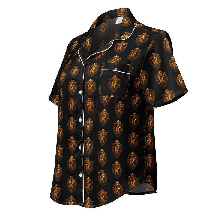 Team K V-5 Women's Short Sleeve Pajama Top product image (1)