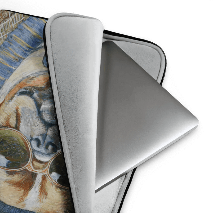 French Bulldog Sunglasses Painting - dogPXL Artistic series Laptop Sleeve product image (3)