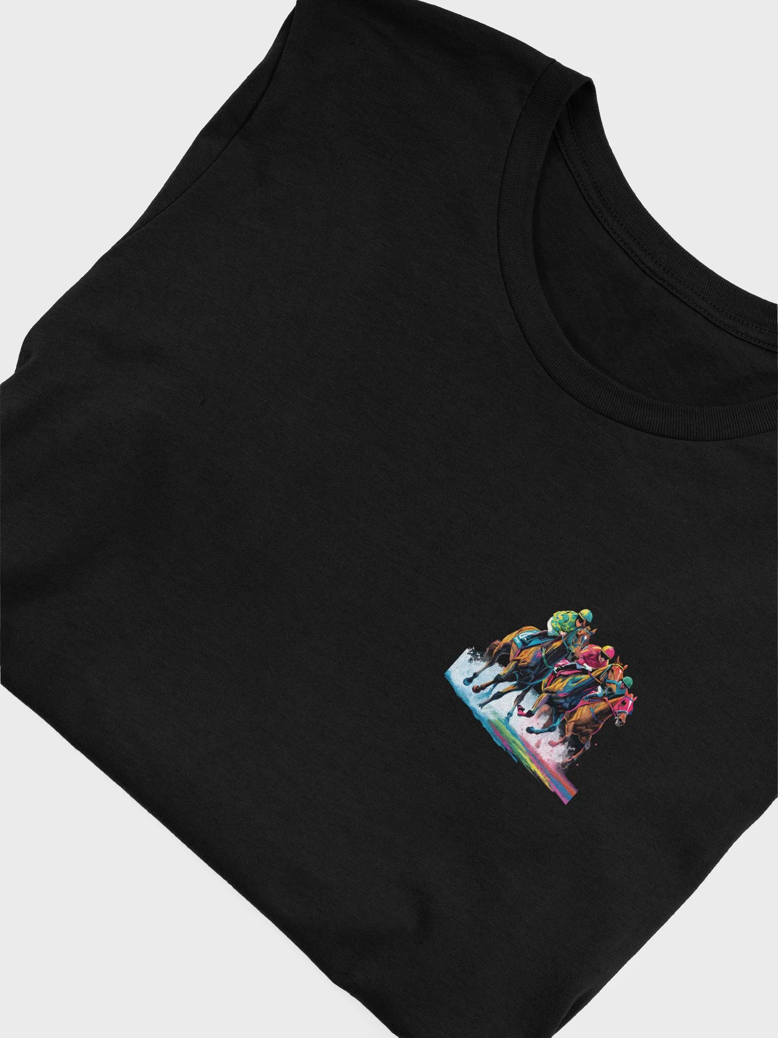 Colorful Horse Racing Derby Party T-Shirt product image (17)