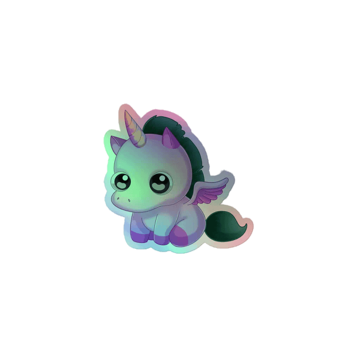 L the Unicorn Holographic Sticker product image (1)