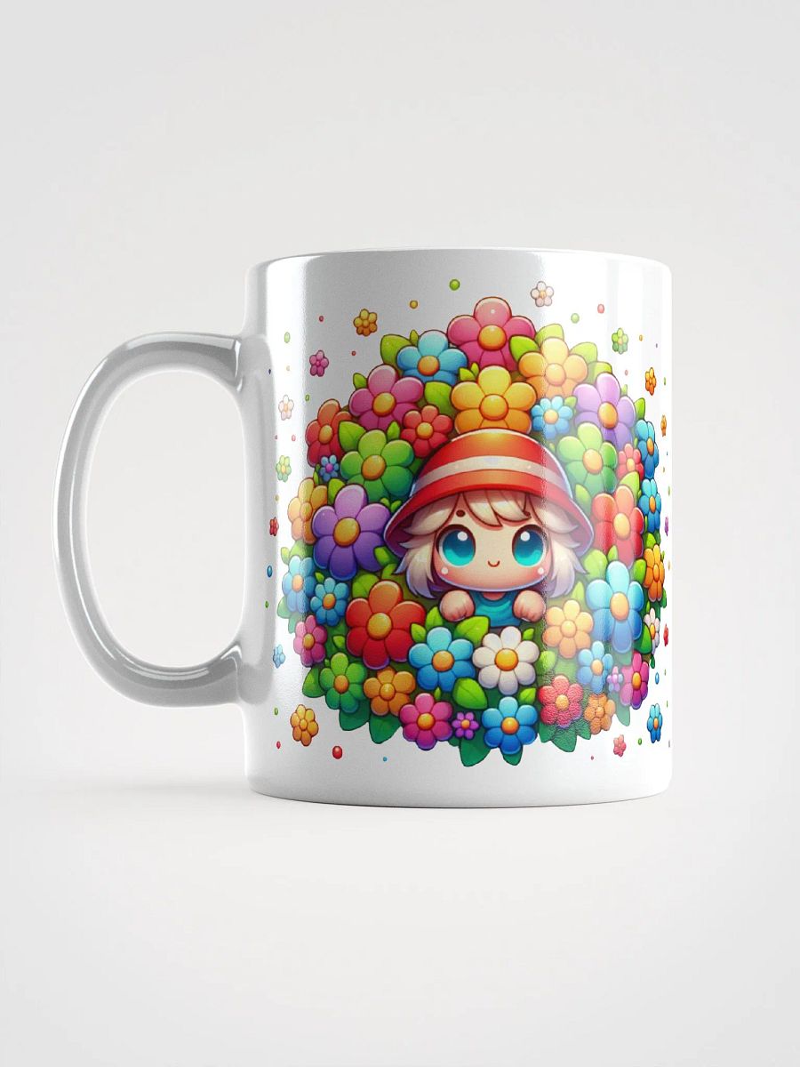 Cute Flower Girl Ceramic Mug product image (6)